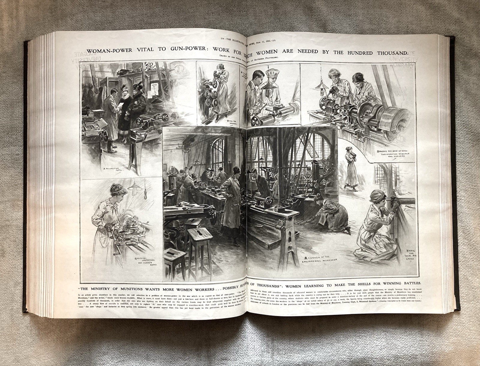 London Illustrated News, 1916 WW1, Photos, Illustrations, War News, Military