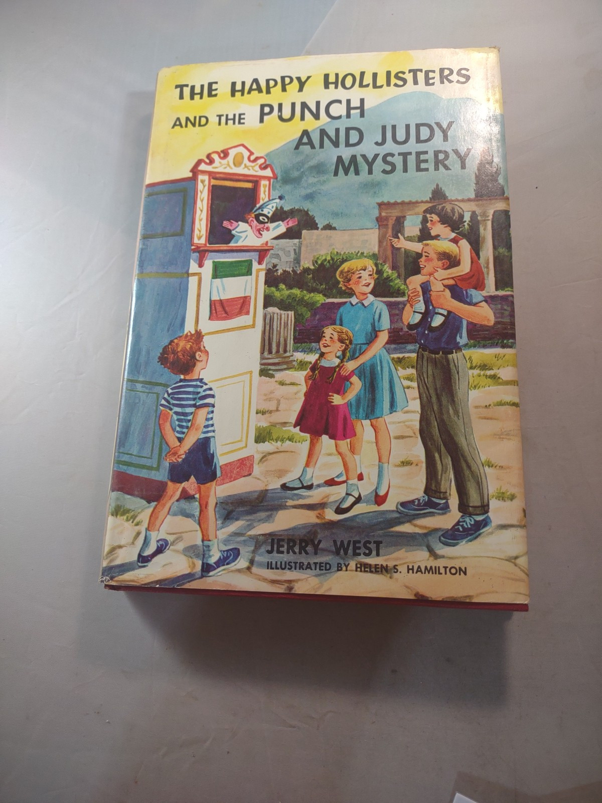 The Happy Hollisters & The Punch And Judy Mystery W/ Dustjacket Jerry West Ex