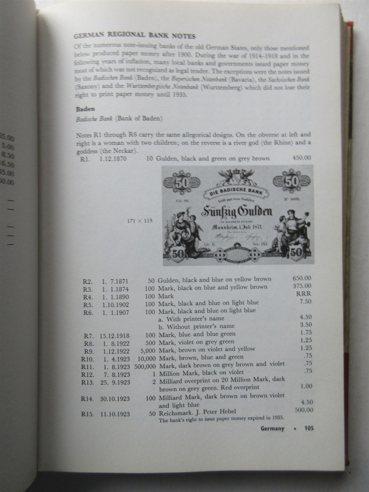 Catalogue of European Paper Money since 1900 Hardcover 2nd Edition 1974 by Pick