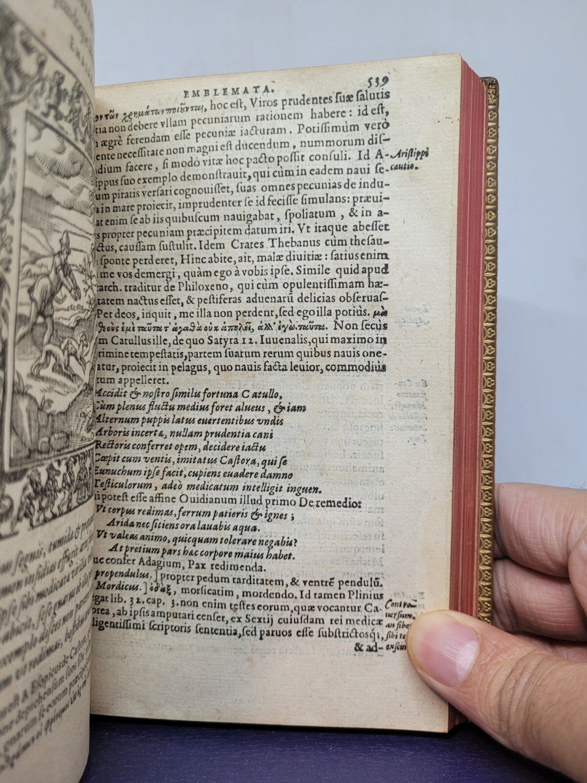 Omnia Andreae Alciati emblemata 1581(?) ~ Emblem Book ~ Woodcut Illustrations