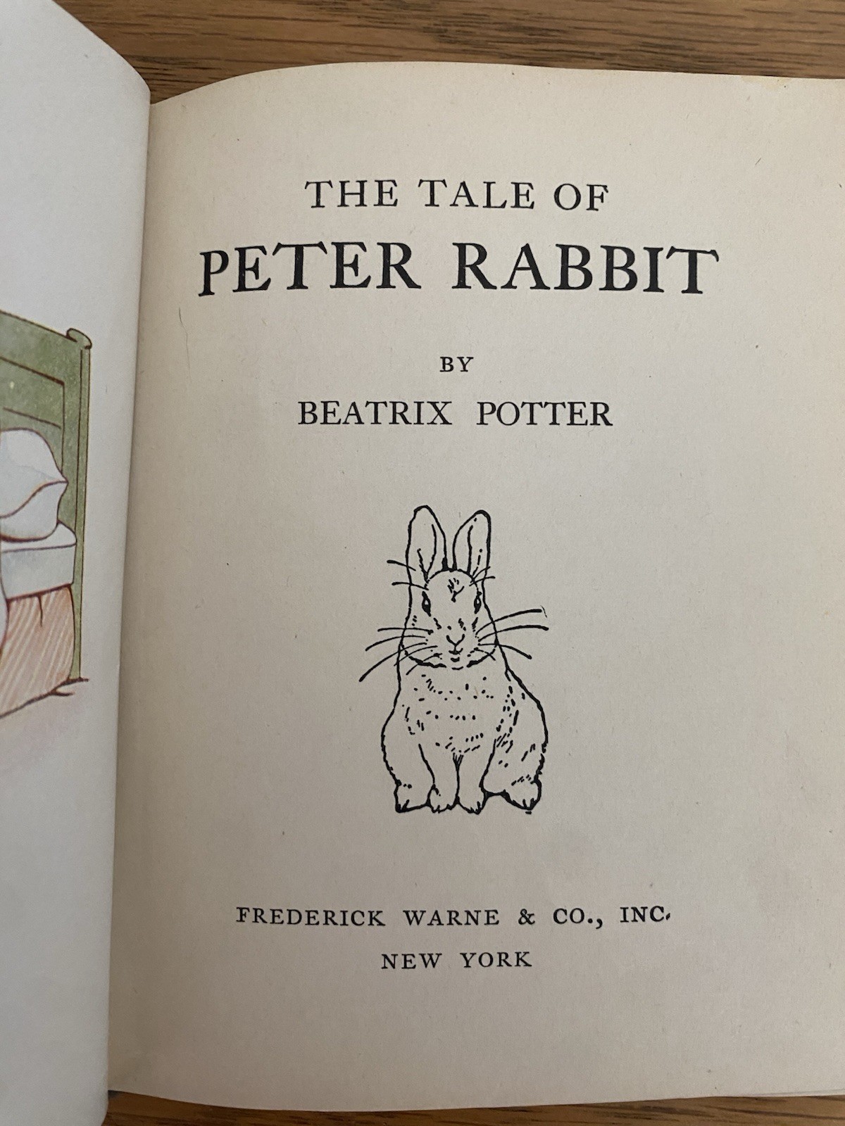 The Tale of Peter Rabbit by Beatrix Potter Frederick Warne & Co., Vintage