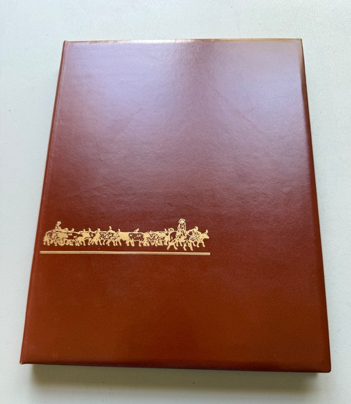 1968 The Cowboy in Art Limited Edition of 500 Copies Leather Book W/Slipcase