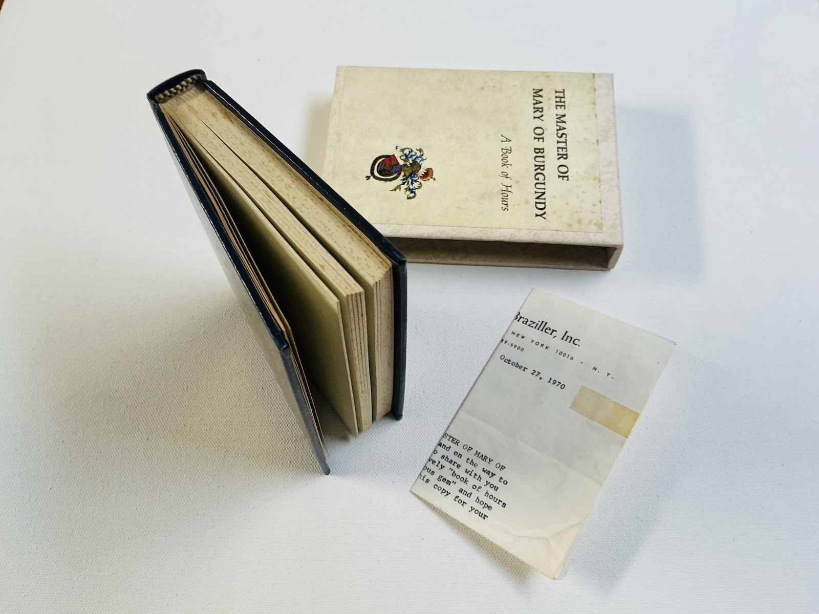 The Master of Mary of Burgundy Book of Hours 1970 Braziller Letter Illuminated