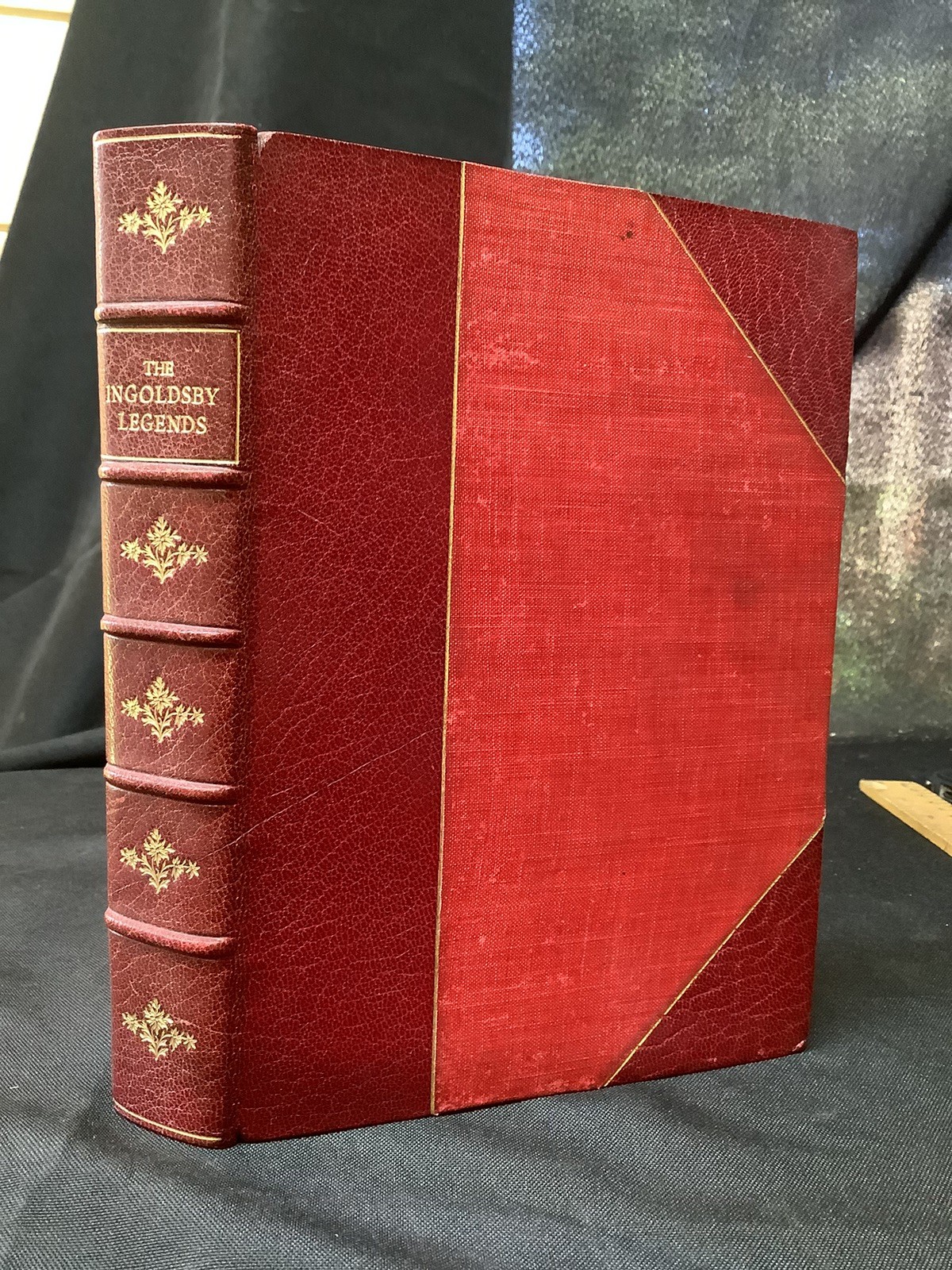 1903 Illustrations By Herbert Cole Ingoldsby Legends HB Thick Red Leather