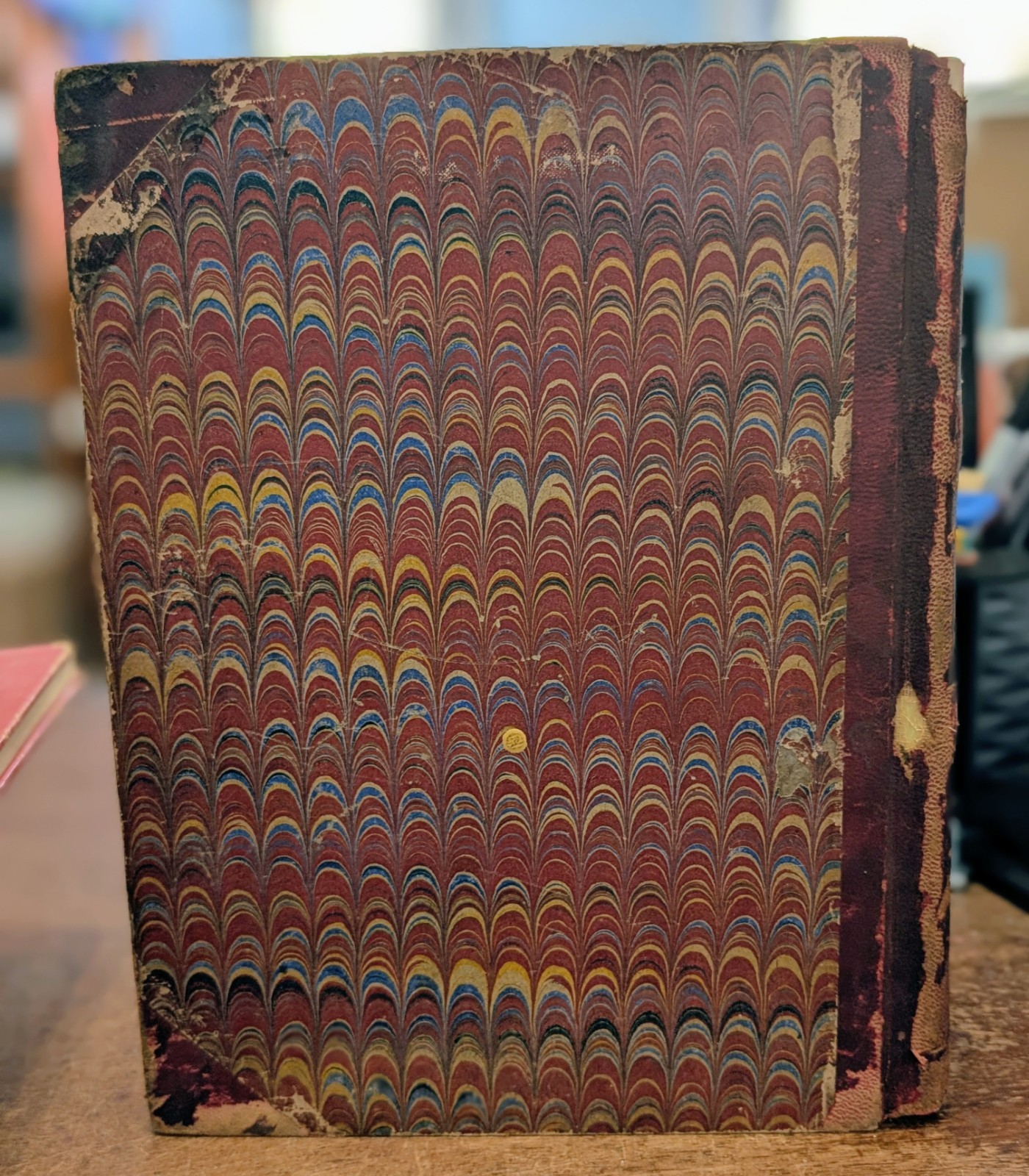 1883 Ledger w/28 pg Chaucer translation + 256 blank pgs, Edward S. Brown, OOAK