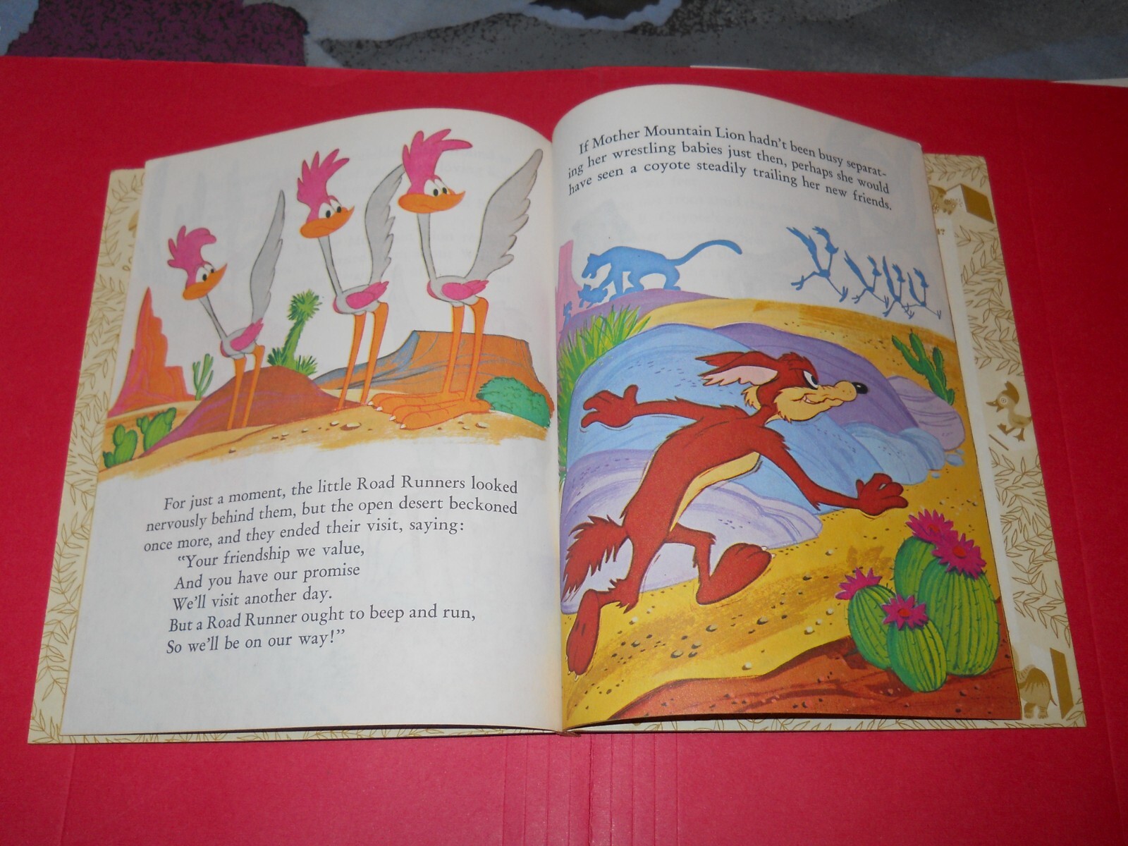 The Road Runner: A Very Scary Lesson (A Little Golden Book) Hardcover – 1984 _