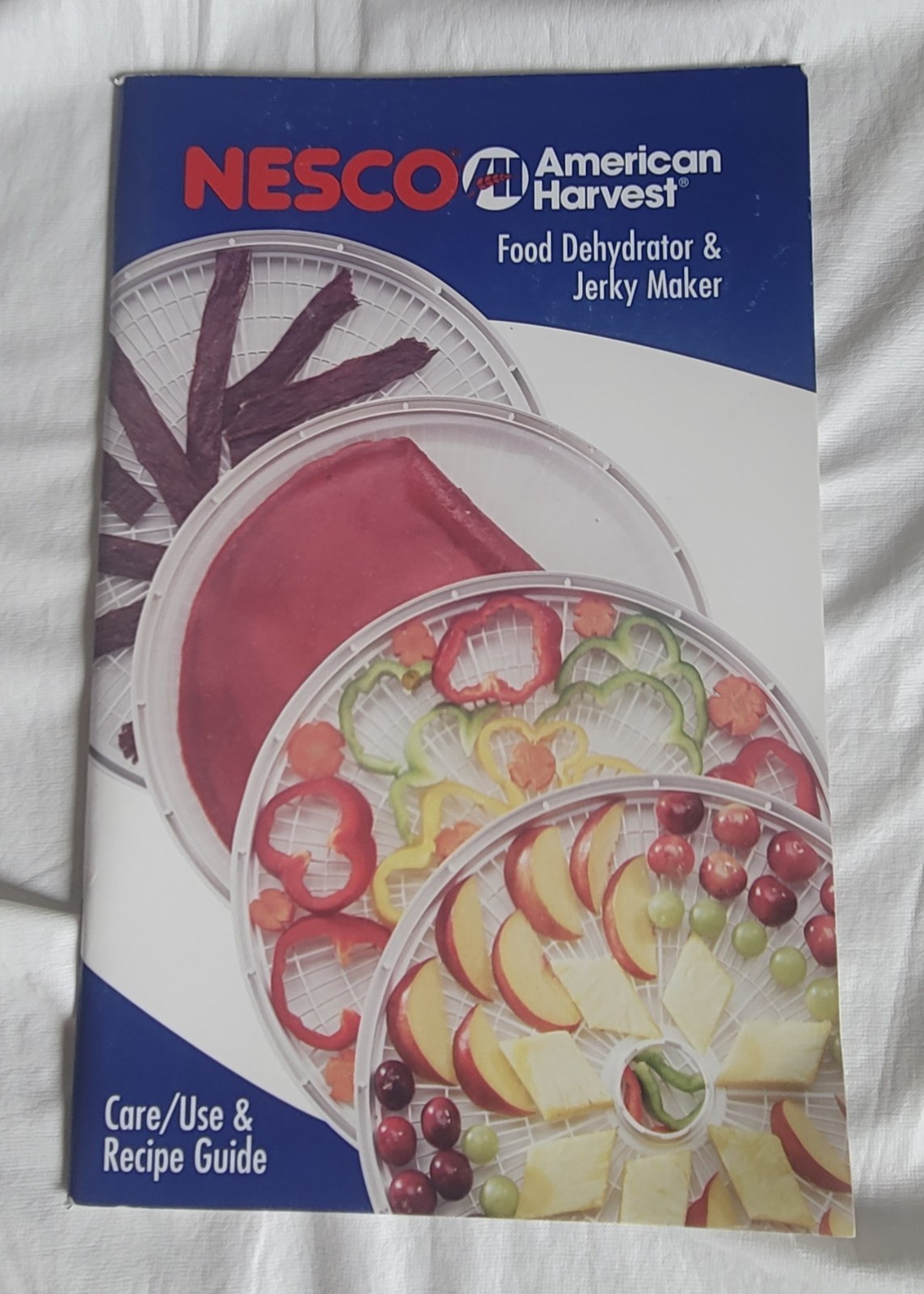 NESCO American Harvest Food Dehydrator & Jerky Maker Care/Use/ Recipe Guide 2003
