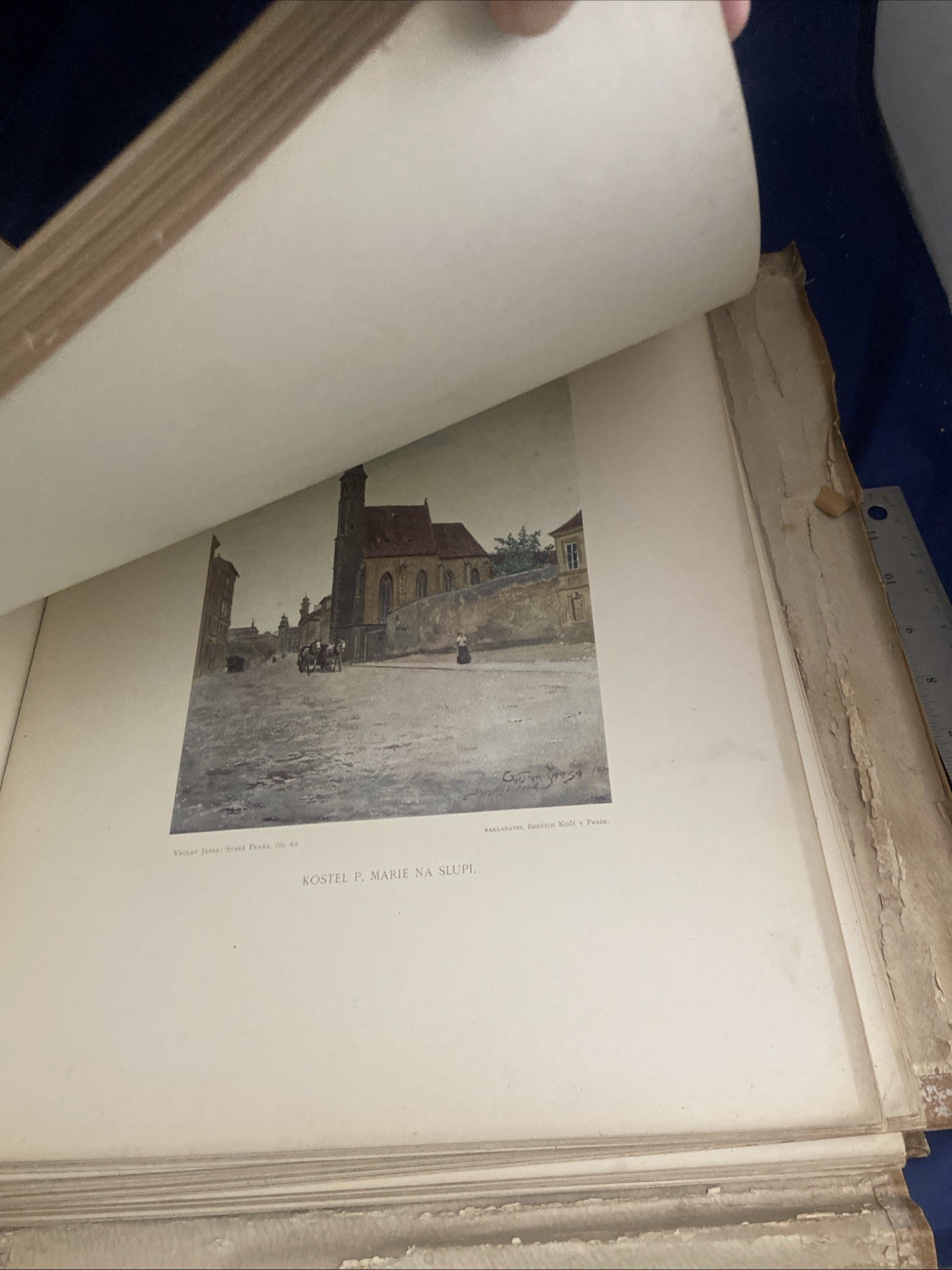 Portfolio Of 100 Watercolors Of Old Prague Czechoslovakia By Vaclava Jansy