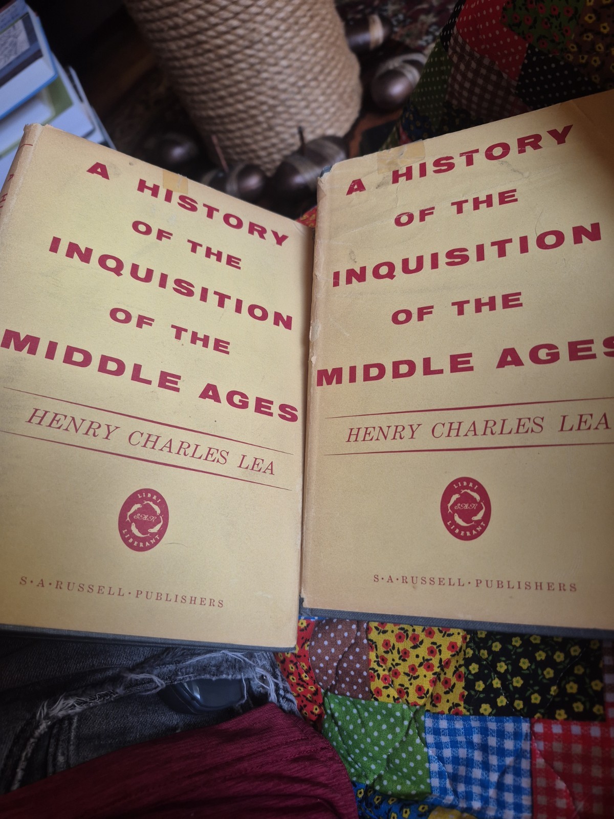 A History of the Inquisition of the Middle Ages – Henry Charles Lea Volumes 1/2