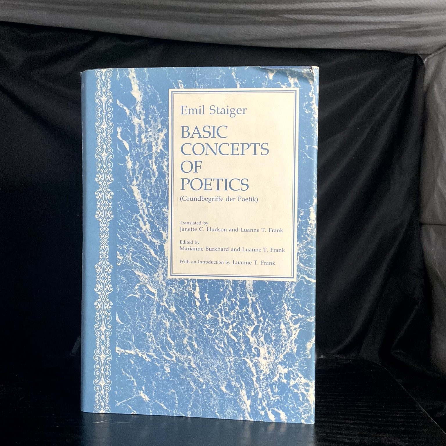 Basic Concepts of Poetics Emil Staiger 1991 Literary Theory German Literature