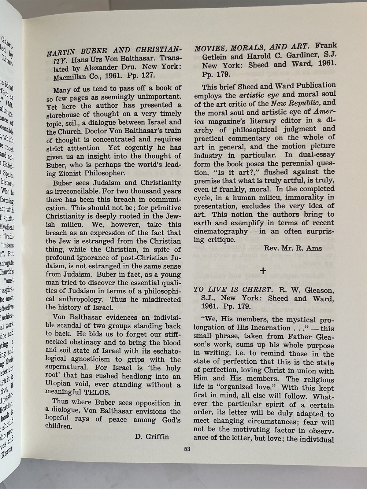 AURORA CHRISTI. Publication St. John Vianney Seminary; East Aurora, NY 1962-1970