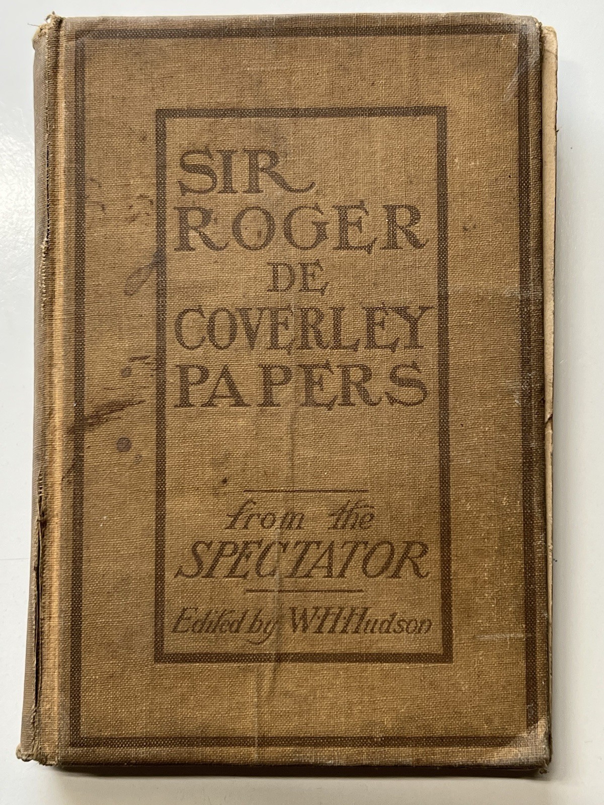 1904 Antique Sir Roger de Coverley Papers From the Spectator Book D.C. Heath 526