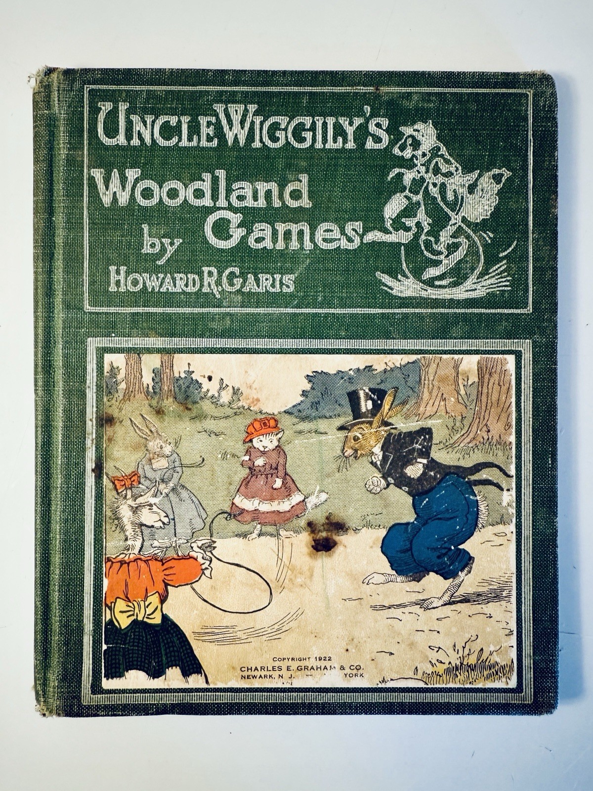 1924 Uncle Wiggily’s Woodland Games Howard R Garis HC Vintage