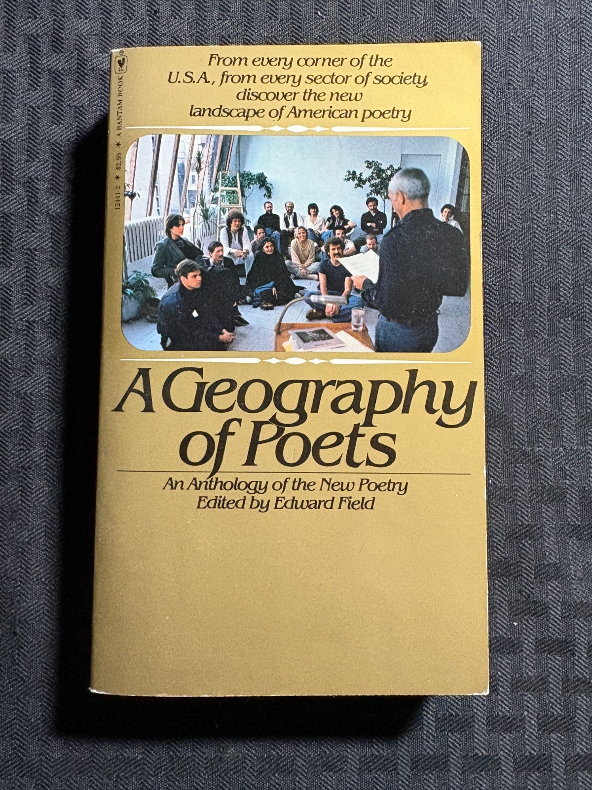 1979 A GEOGRAPHY OF POETS Anthology FN- 5.5 1st Bantam 12441-2 Paperback