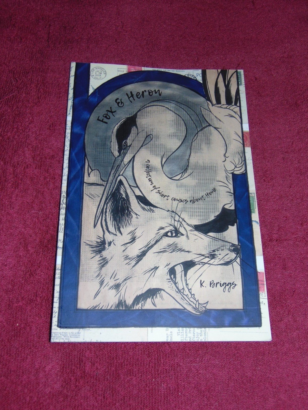 „FOX & HERON: A COLLECTION OF SHORT COMICS ABOUT HOME“ SIGNED BY KATHRYN BRIGGS