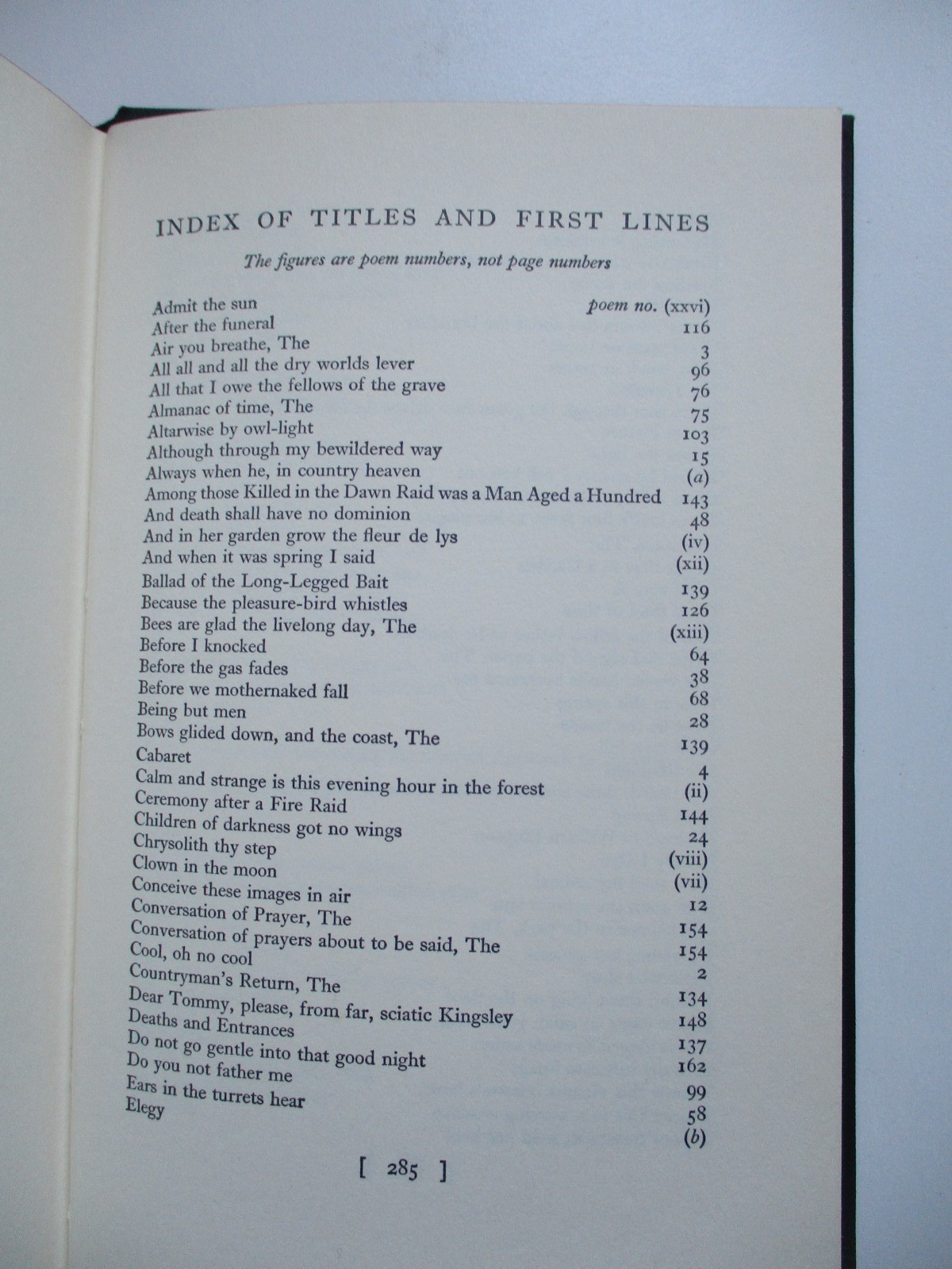 1971, DYLAN THOMAS – THE POEMS Edited by Daniel Jones POETRY Hardback D/J Dent