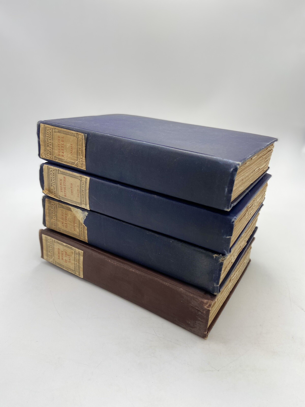 „The World’s Great Classics: Colonial Press 4 Volumes 1900 New York HC Vintage