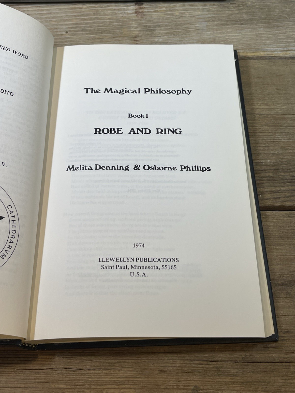 “The Magical Philosophy” Denning Phillips 1st Edition Hardcovers Vol 1-4 (3 New)