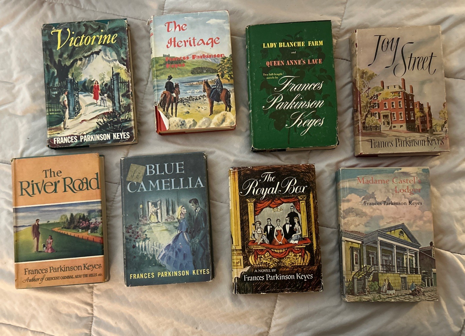 Vintage Frances Parkinson Keyes Hardcover Books Historical Romance Novels