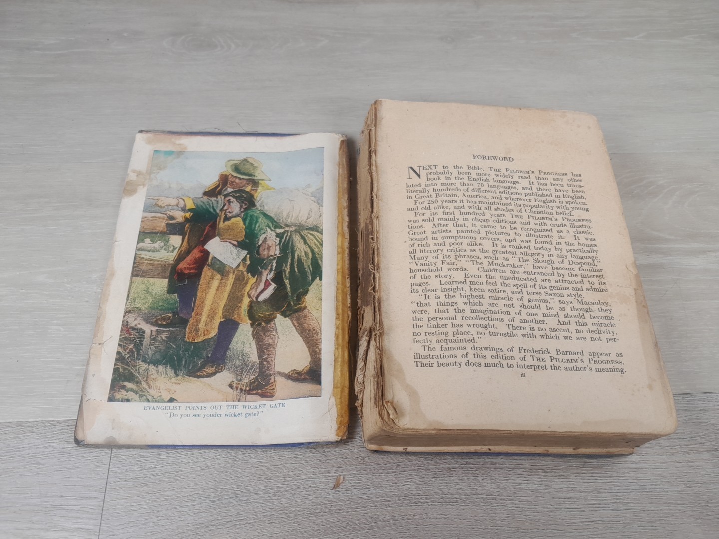 1933 The Pilgrim’s Progress by John Bunyan HC by John C. Winston Company Poor