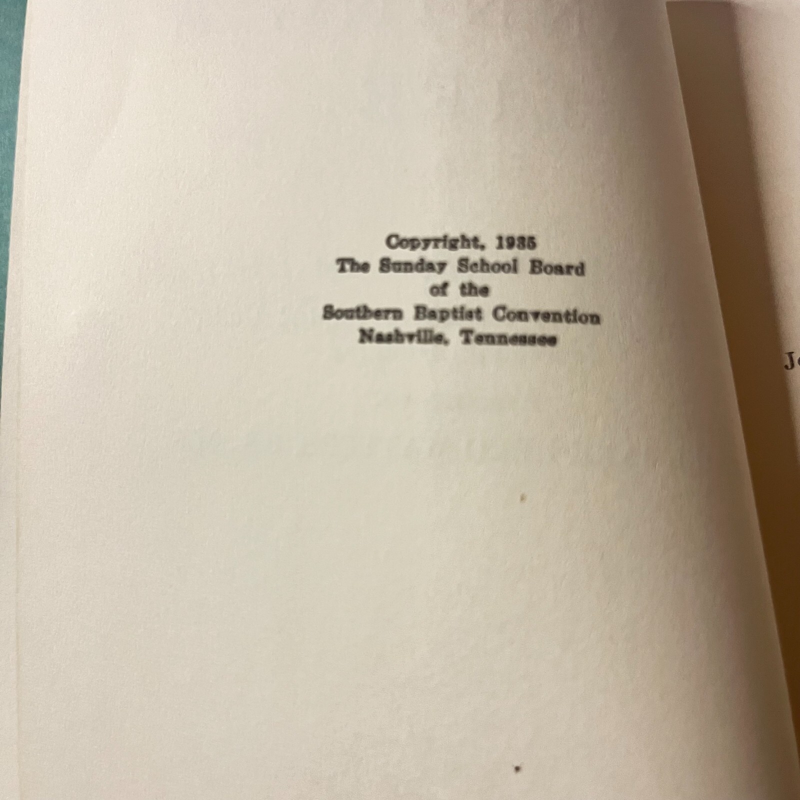 Planning A Life Henry Eugene Watters 1935 1930s Southern Baptist Convention BK