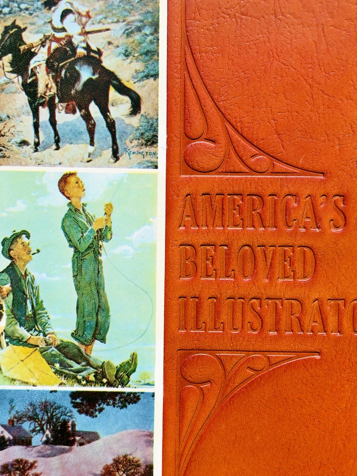 American’s Beloved Illustrators Leather Limited Edition #3358 Complete Set OOAK