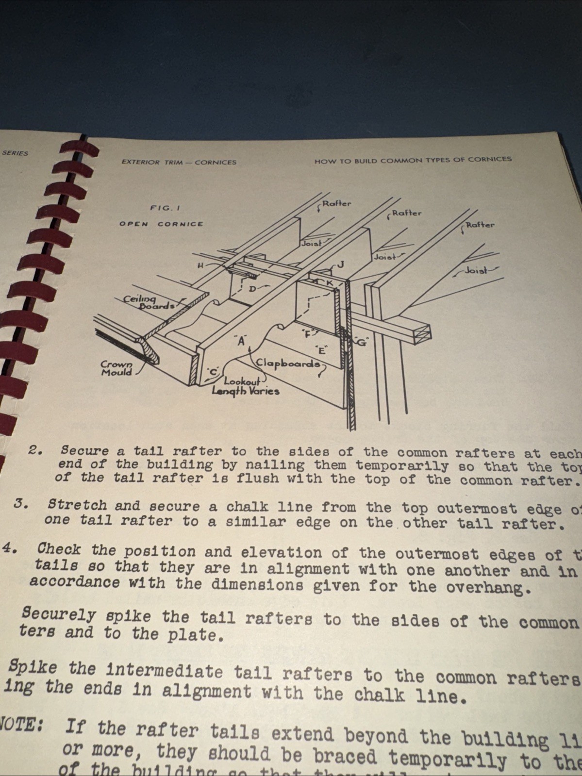 1946 Construction Books Interior & Exterior Trim Framing Sheathing Concrete Form