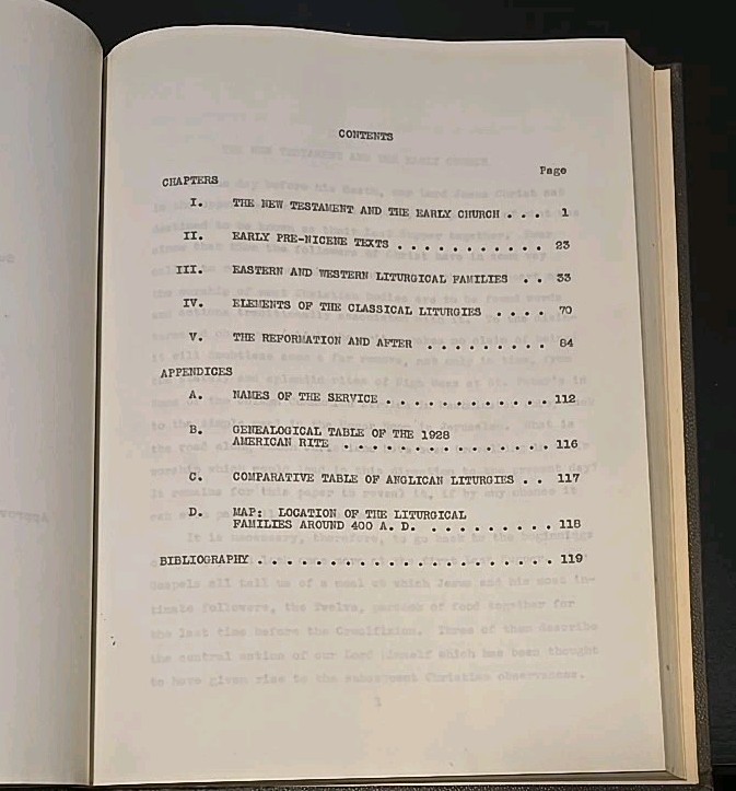 Teachers Commentary On Holy Communion Thesis Dissertation 1946 CDSP Berkeley CA