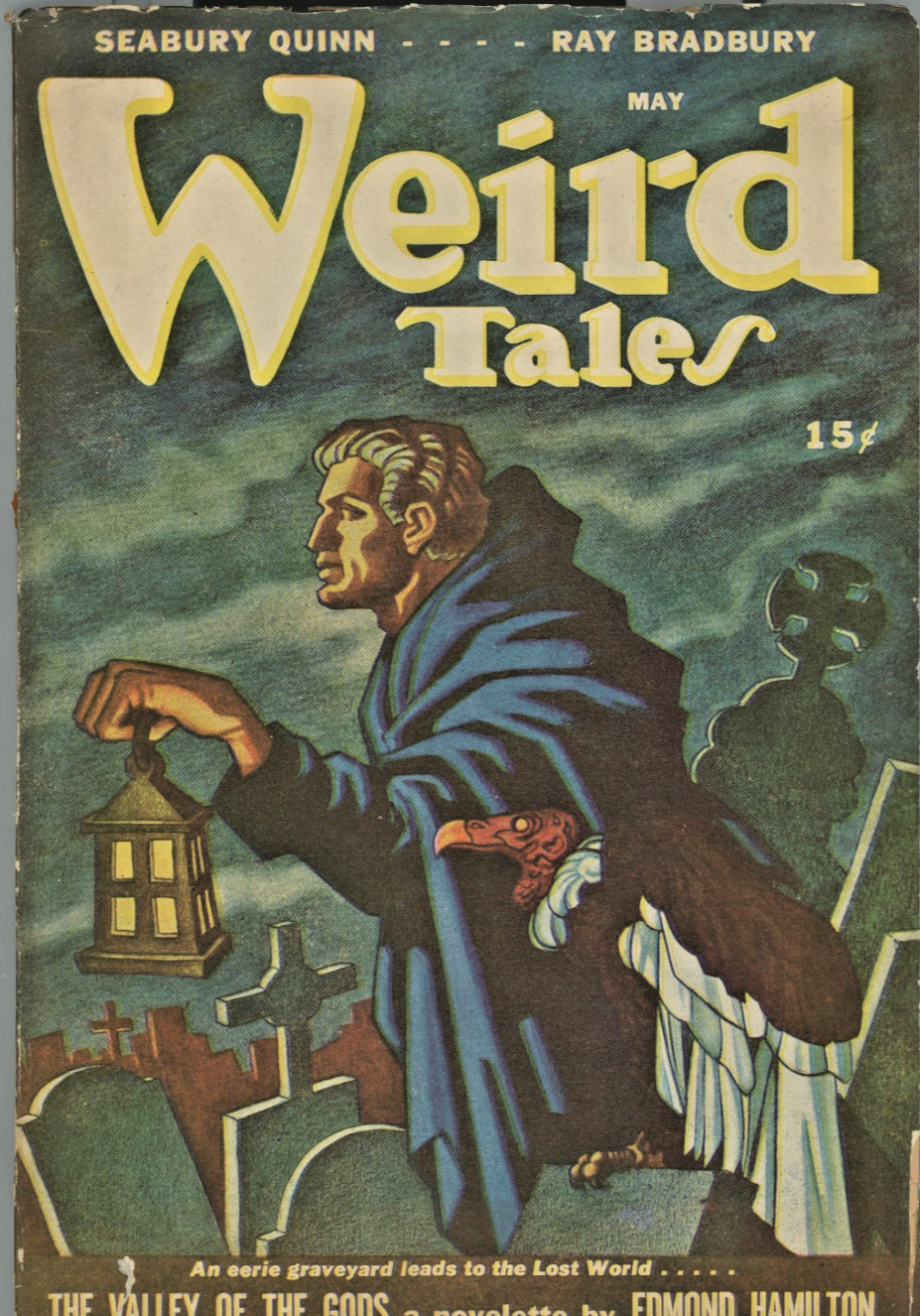 WEIRD TALES PULP MAGAZINE MAY 1946, RAY BRADBURY AND EDMOND HAMILTON STORY