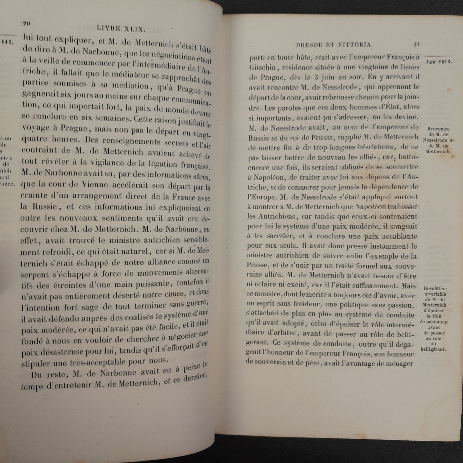 L-768. Histoire De Consulat Et L’em Pire. Take Seiziéme (XVI) . M.A.Thiers. P