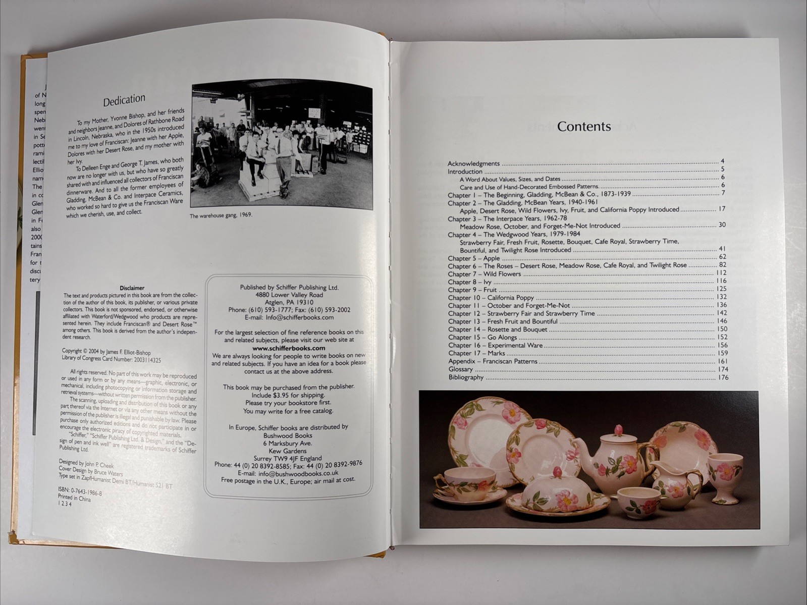 Franciscan: Hand-Decorated Embossed Dinnerware 2004 James F. Elliot-Bishop