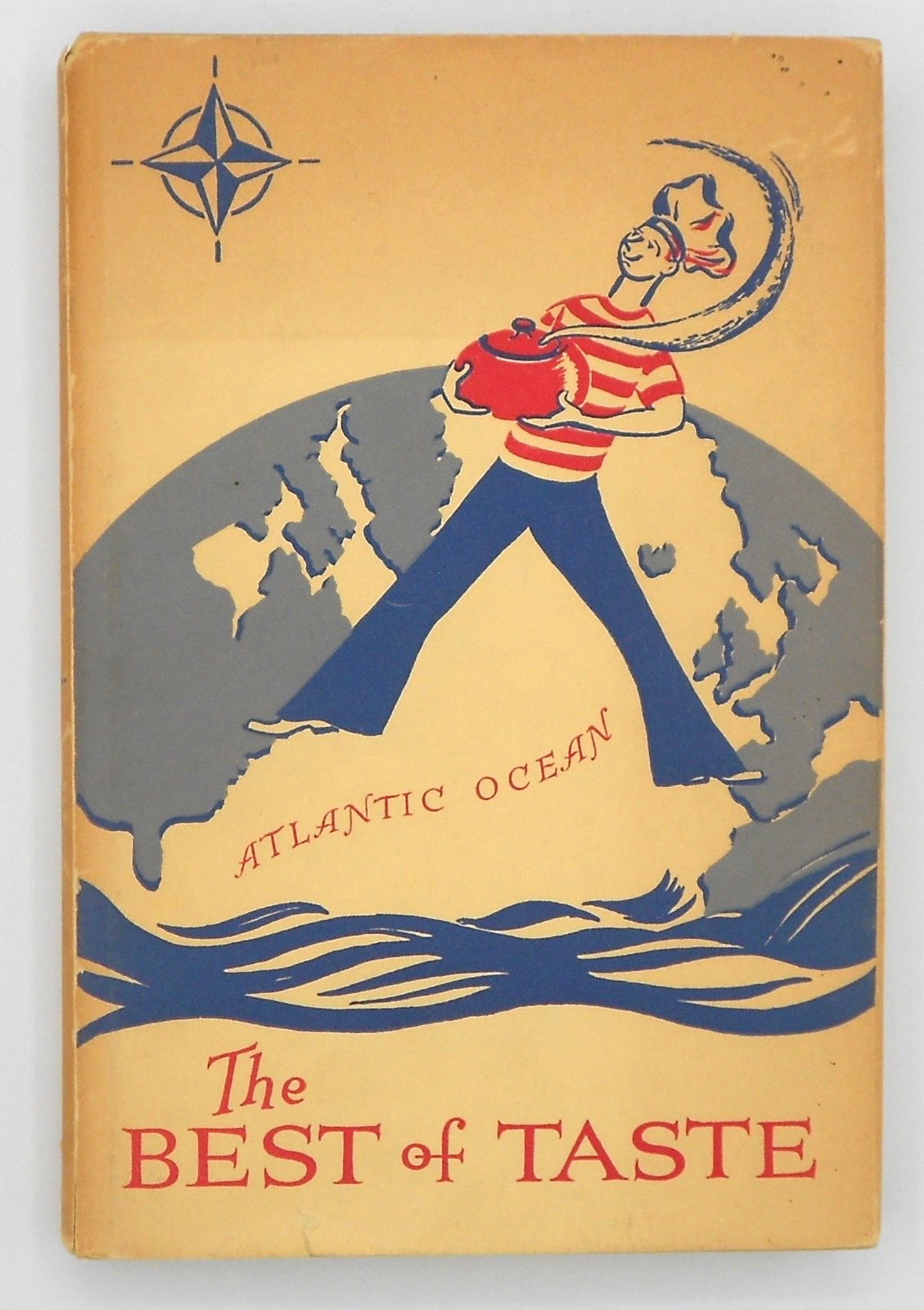 BEST OF TASTE: 15 NATIONS COOKBOOK by SACLANT-NATO 1960 1ST/2ND ED HC/DJ VG+/VG-