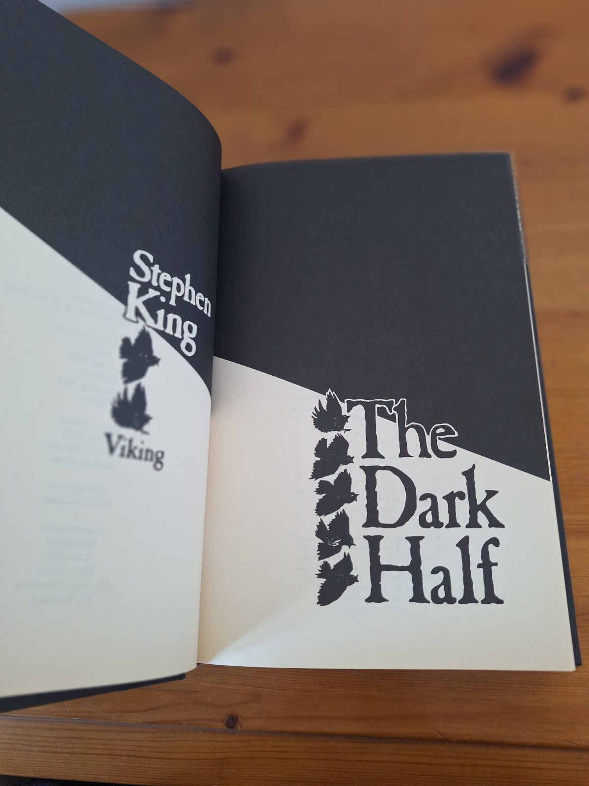 Stephen King The Dark Half 1989 First Print No Dust Jacket First Edition Viking