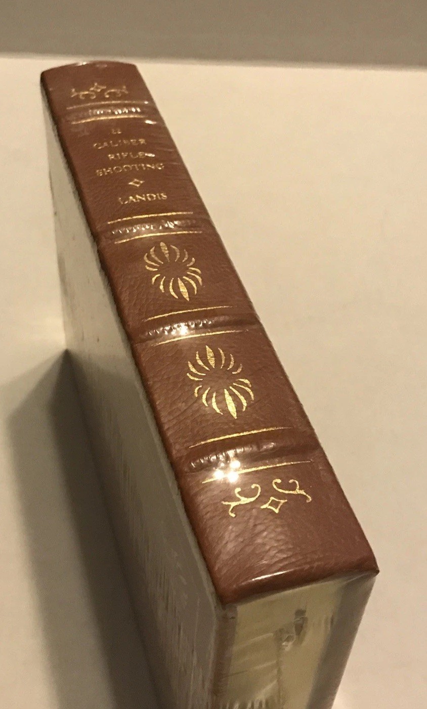 22 Caliber Rifle Shooting C S Landis SEALED Firearms Classic Leather Luxury Book