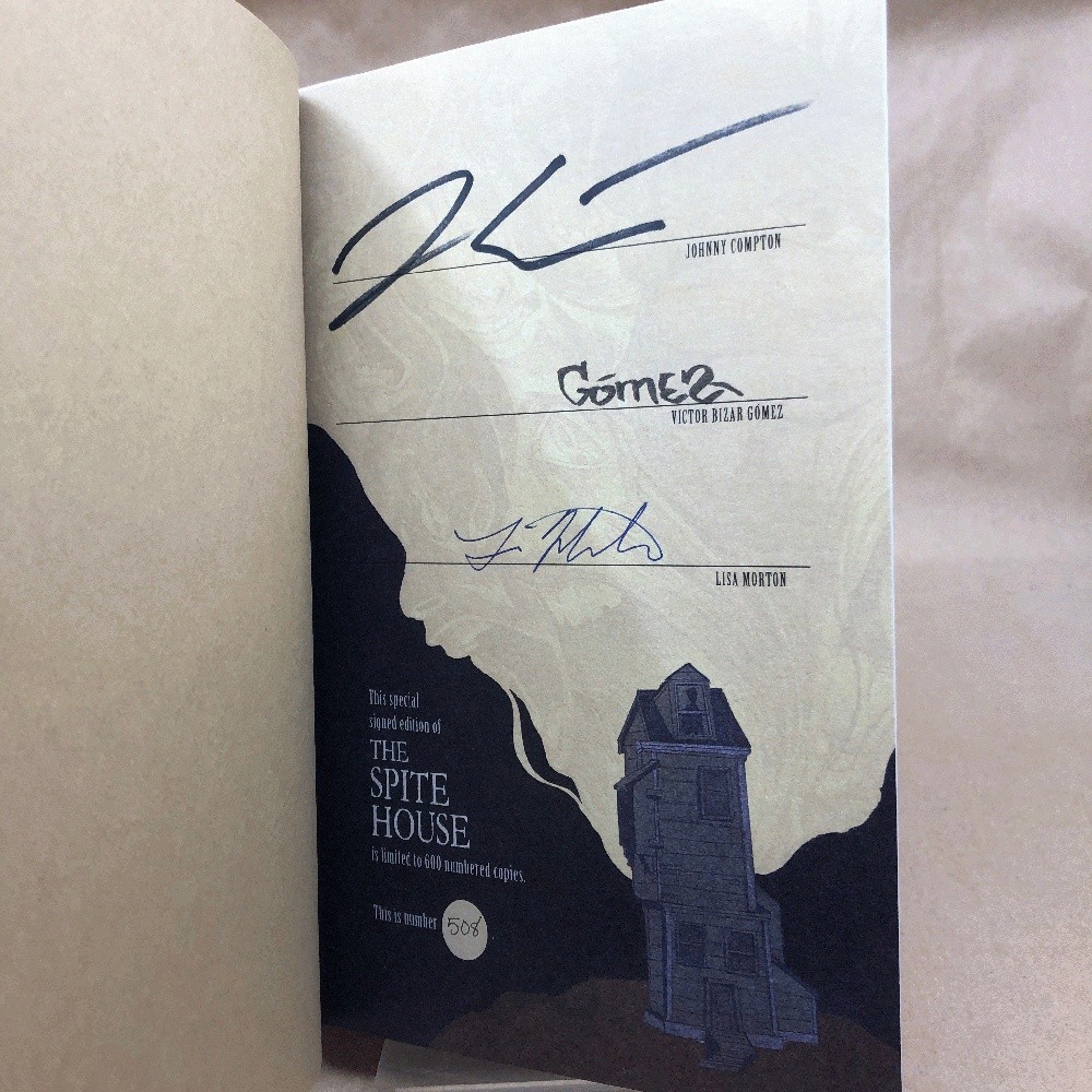 The Spite House by Johnny Compton (Signed Limited, Lividian Publications)