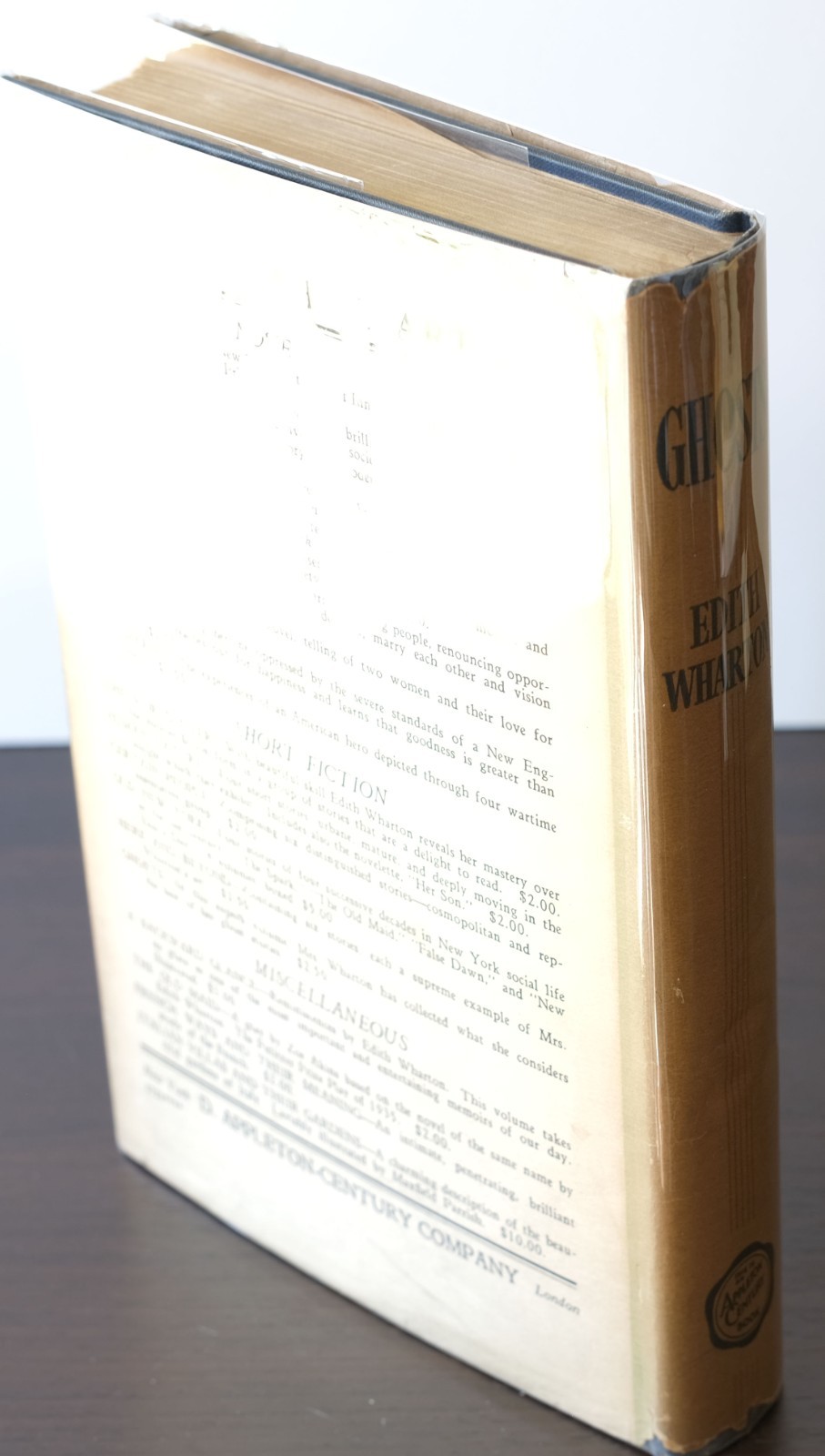 1937 Edith Wharton Ghosts FIRST EDITION RARE DUST JACKET hardcover supernatural