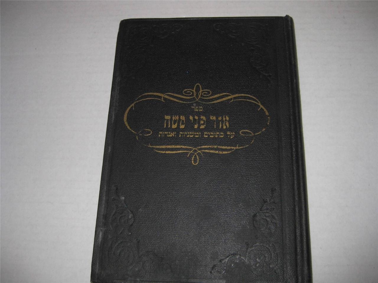Hebrew OHR PENE MOSHE by R. Moses ha-Levi of Przeworsk Chassidic on Ketuvim..