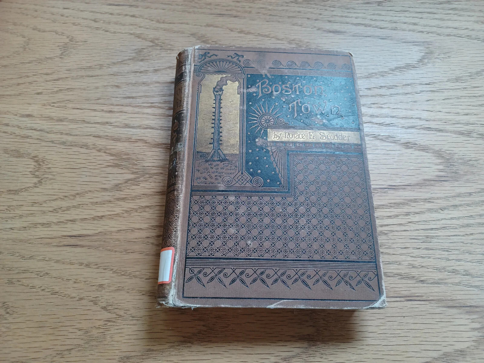Boston Town By Horace E Scudder 1881 Houghton Mifflin