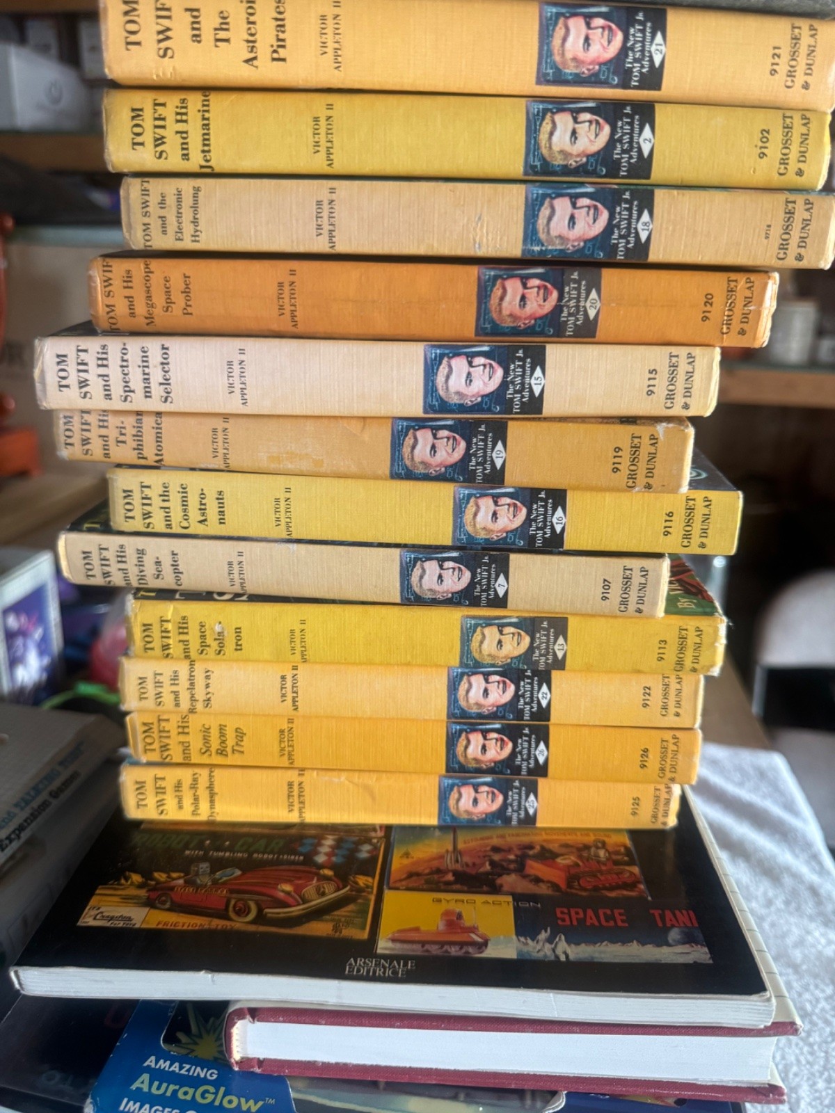 Tom Swift Jr Victor Appleton II HC Book Lot of 12 Grosset & Dunlap
