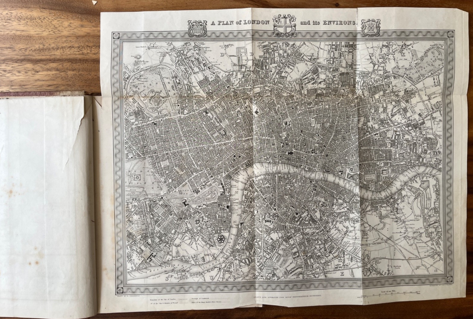 1845 Atlas to the Topographical Dictionaries of England and Wales.