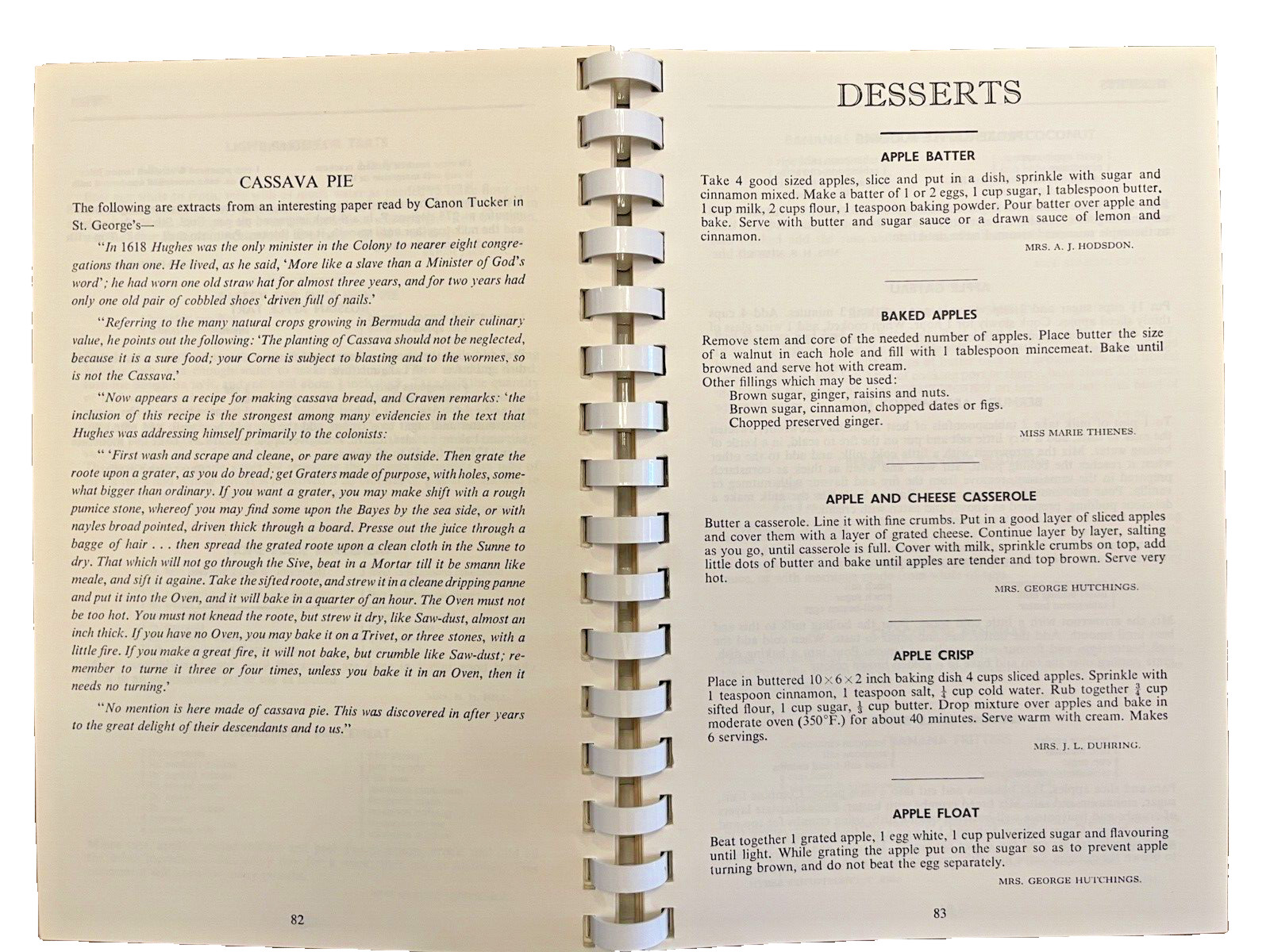 Cookbook Bermuda’s Best 700 Recipes 13th Edition Warwick Parish Book 1986 Vtg