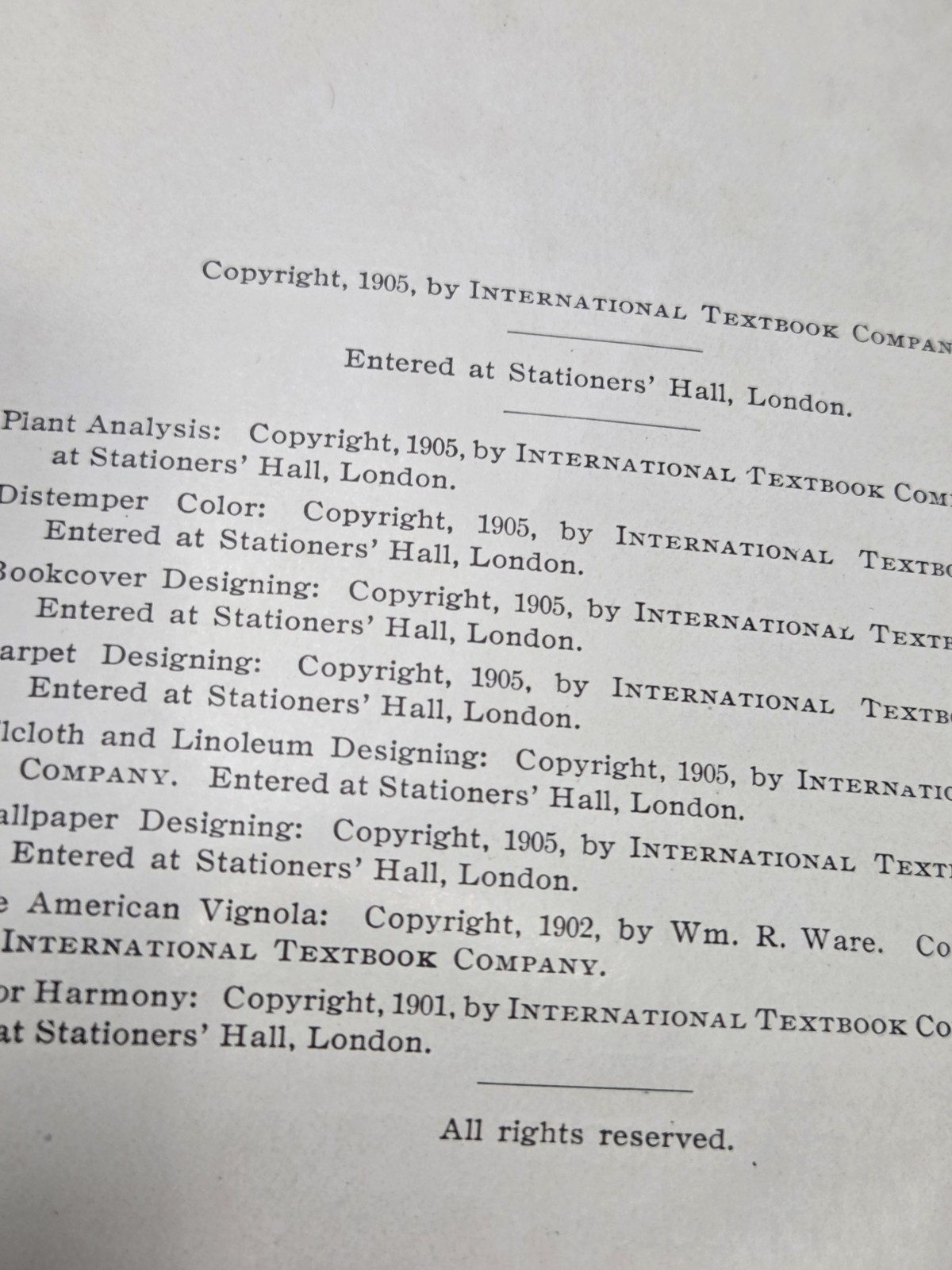 I.C.S Reference Library Book Lot Architecture And Design Books 7, 8, 159 1900s