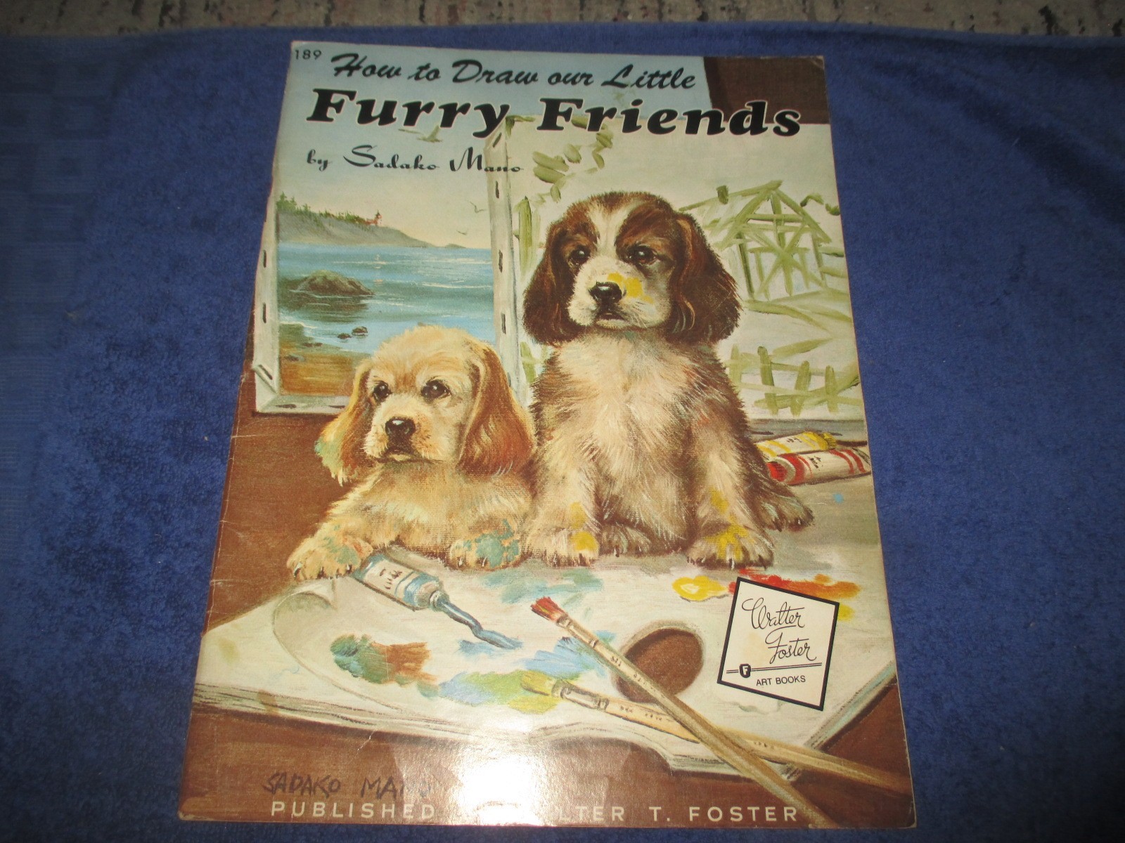 HOW TO DRAW OUR LITTLE FURRY FRIENDS – WALTER T. FOSTER ART BOOK
