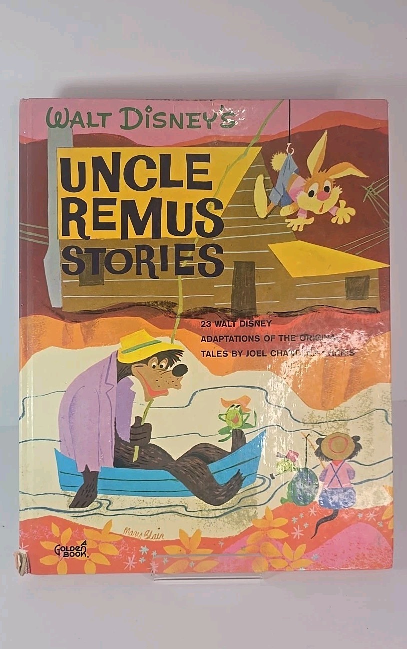 Walt Disney’s Uncle Remus Stories Hardcover Golden Press Vintage VG