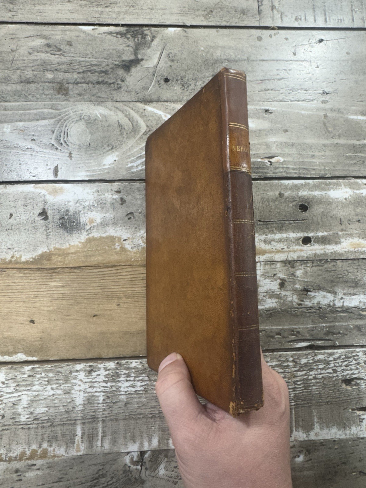 1839 Latin Book “Cornelius Nepos De Vita Excellentium Imperatorum”
