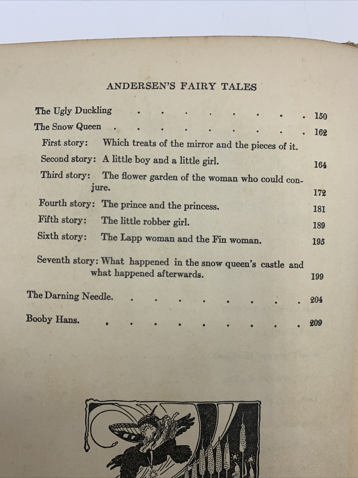 Fairy Tales Little Mermaid Snow Queen Hans Christian Andersen 1930 Illustrated