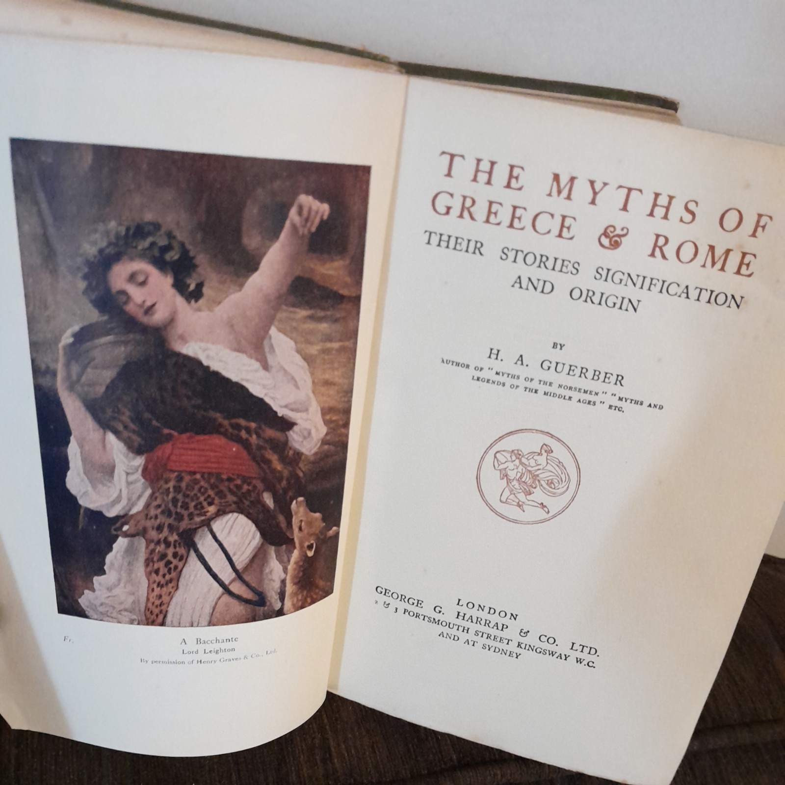 The Myths of Greece and Rome Hardcover – 1921 by Guerber, H.A.; Stuart, Dorothy