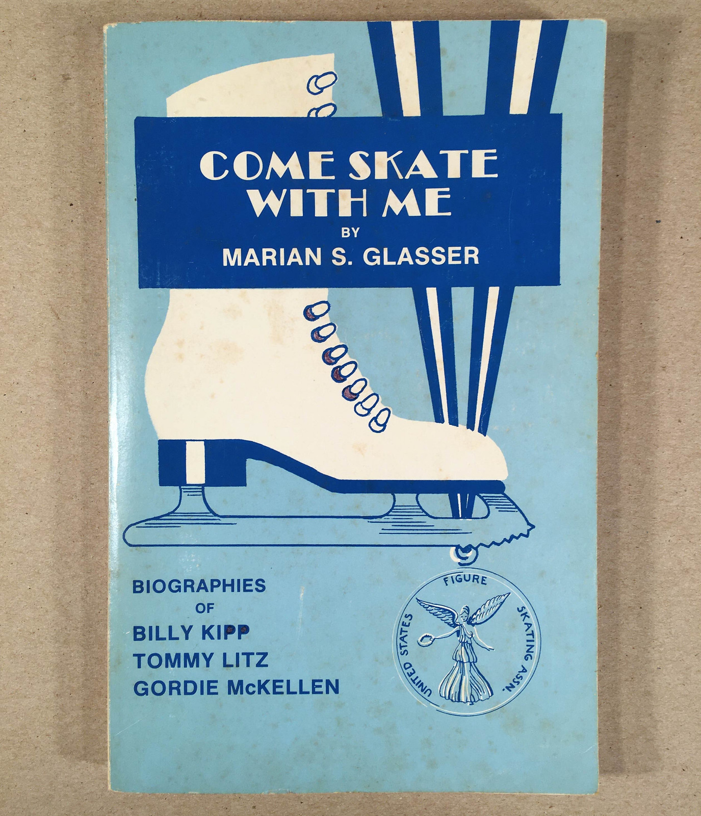 Allentown PA: COME SKATE WITH ME BIOGRAPHIES by Marian S. Glasser 1985 Signed PB