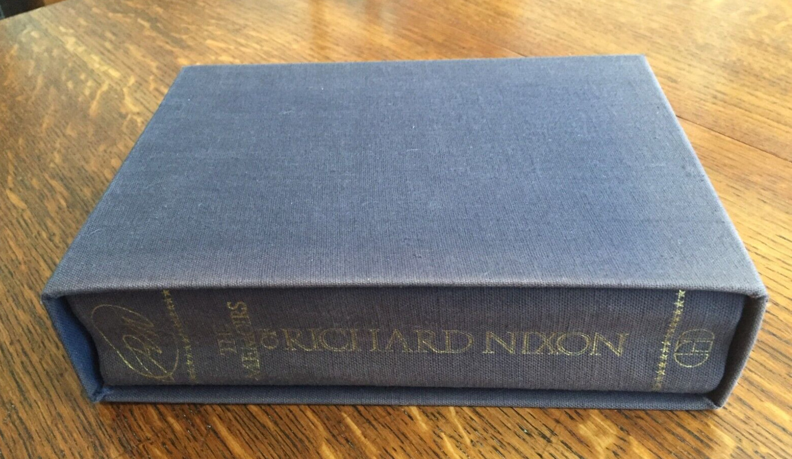 1978 Memoirs of Richard Nixon 1st Edition Signed by Author (Nixon) w/ Slip Case*