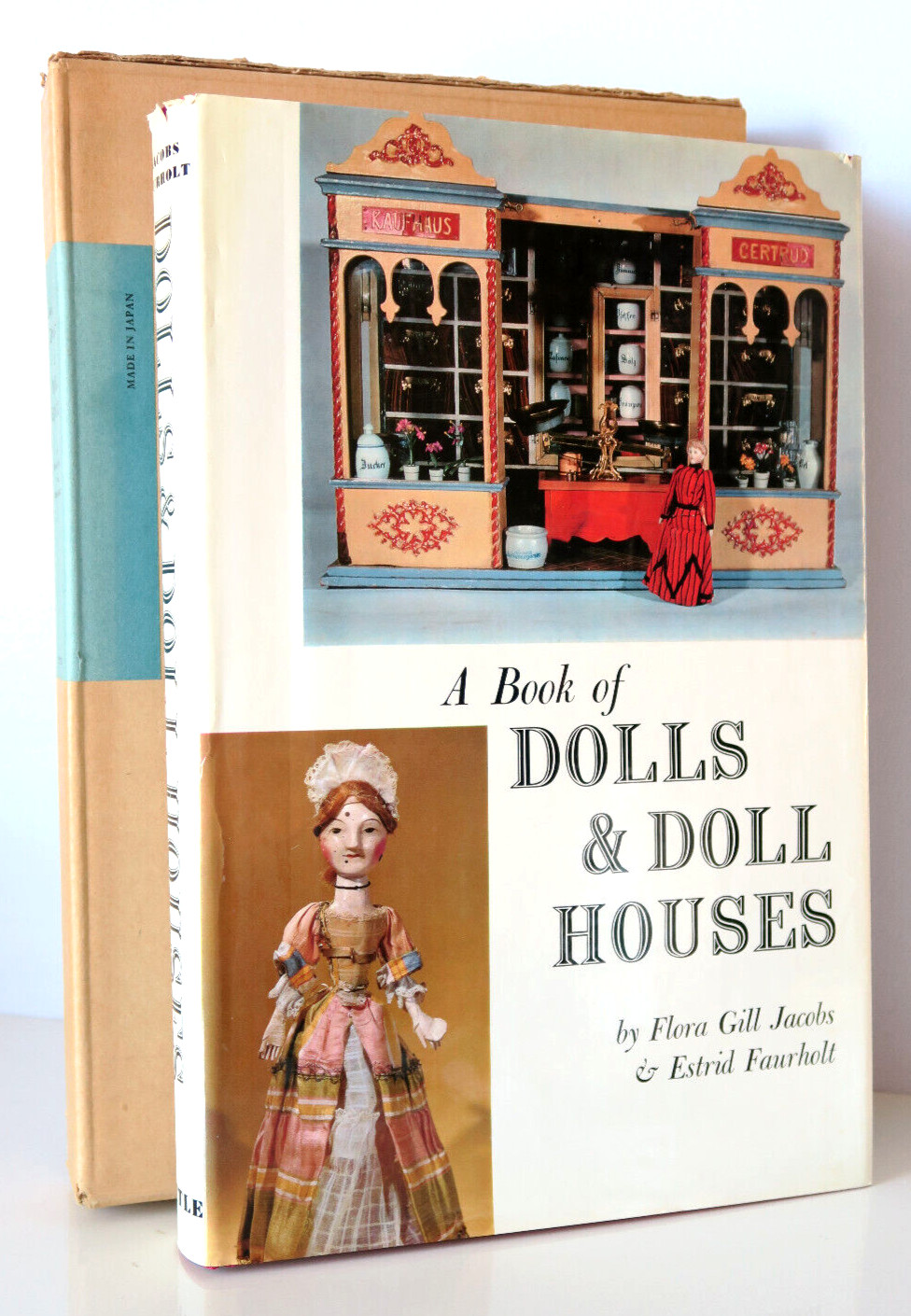 A Book of Dolls & Doll Houses by Jacobs & Faurholt Large Vintage Hardcover 1967